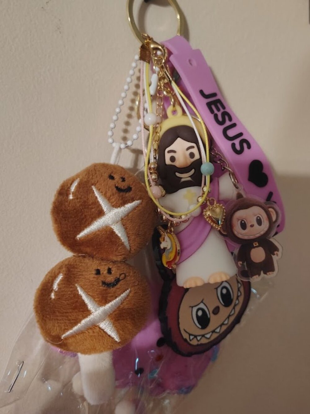 Custom Made Jesus, Labubu Keychain Bundle - Picture 3 of 5
